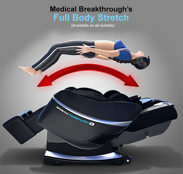 Medical Breakthrough Massage Chair Full Body Stretch Medical Breakthrough Massage Chair Full Body Stretch