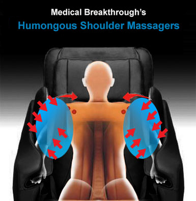 Medical Breakthrough Massage Chair Humongous Shoulder Massagers Medical Breakthrough Massage Chair Humongous Shoulder Massagers